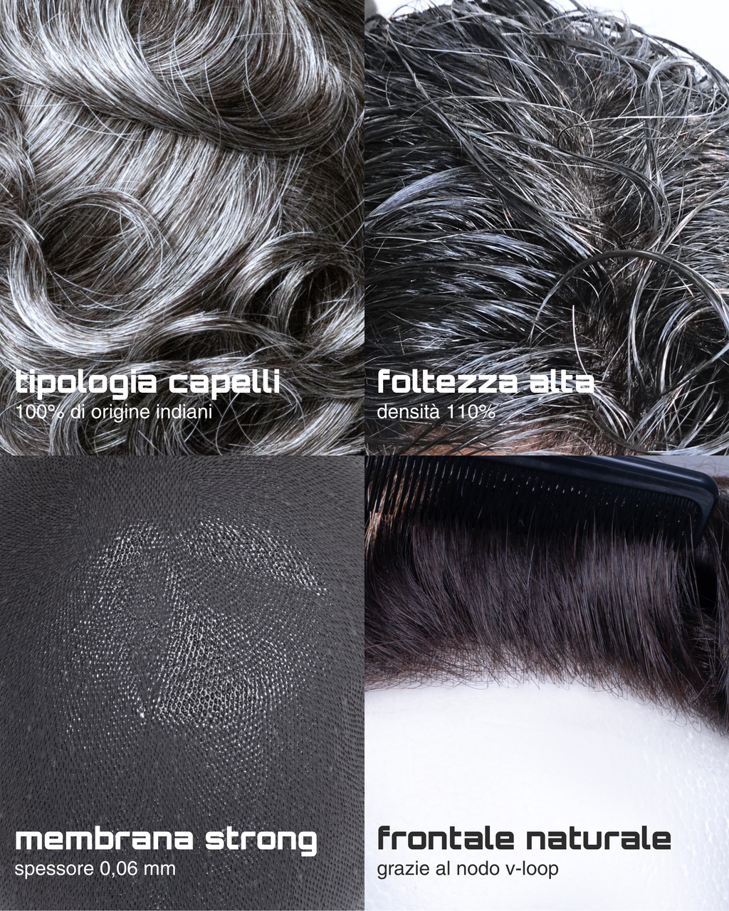 PROTESI CAPELLI BRONZE