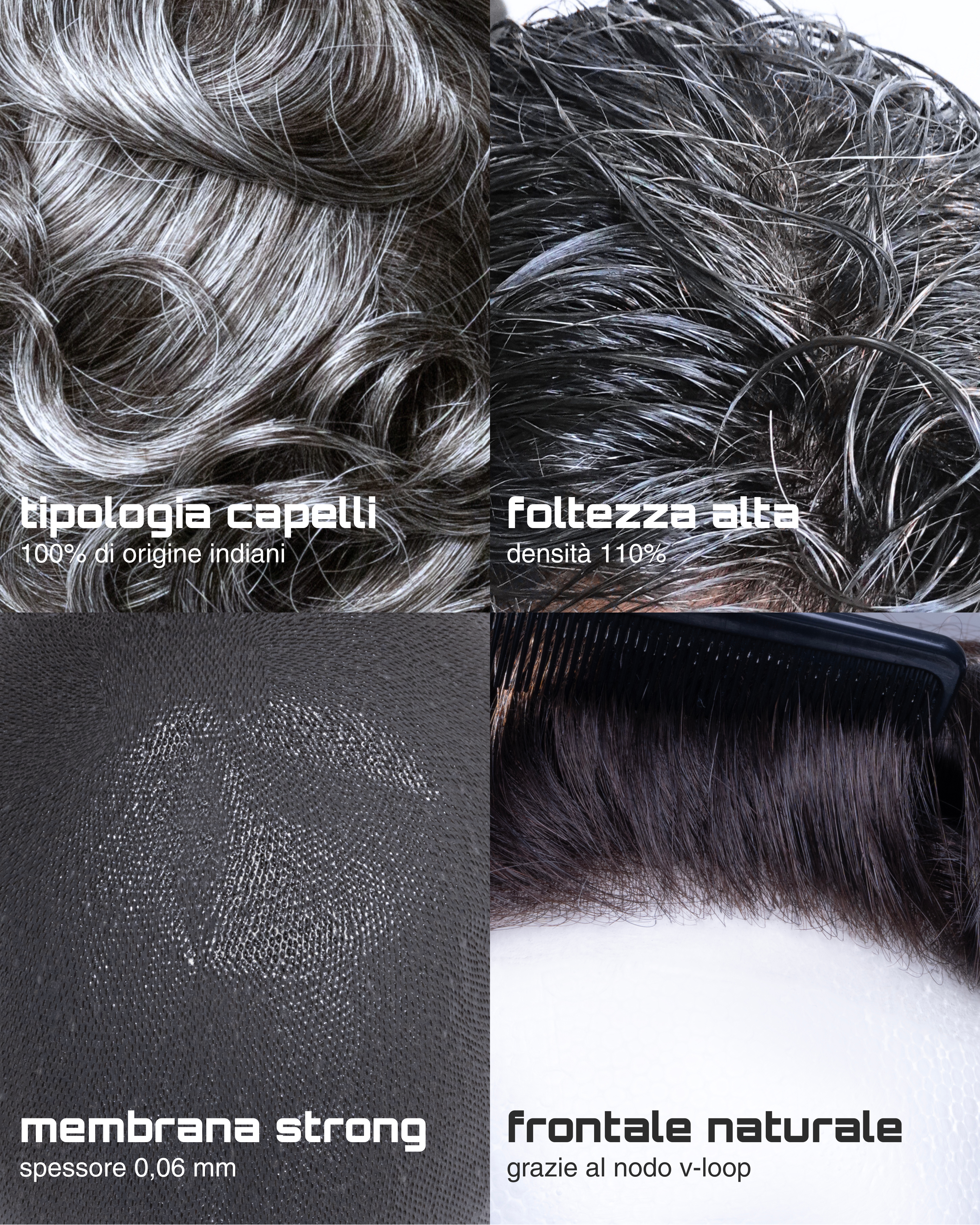 PROTESI CAPELLI BRONZE