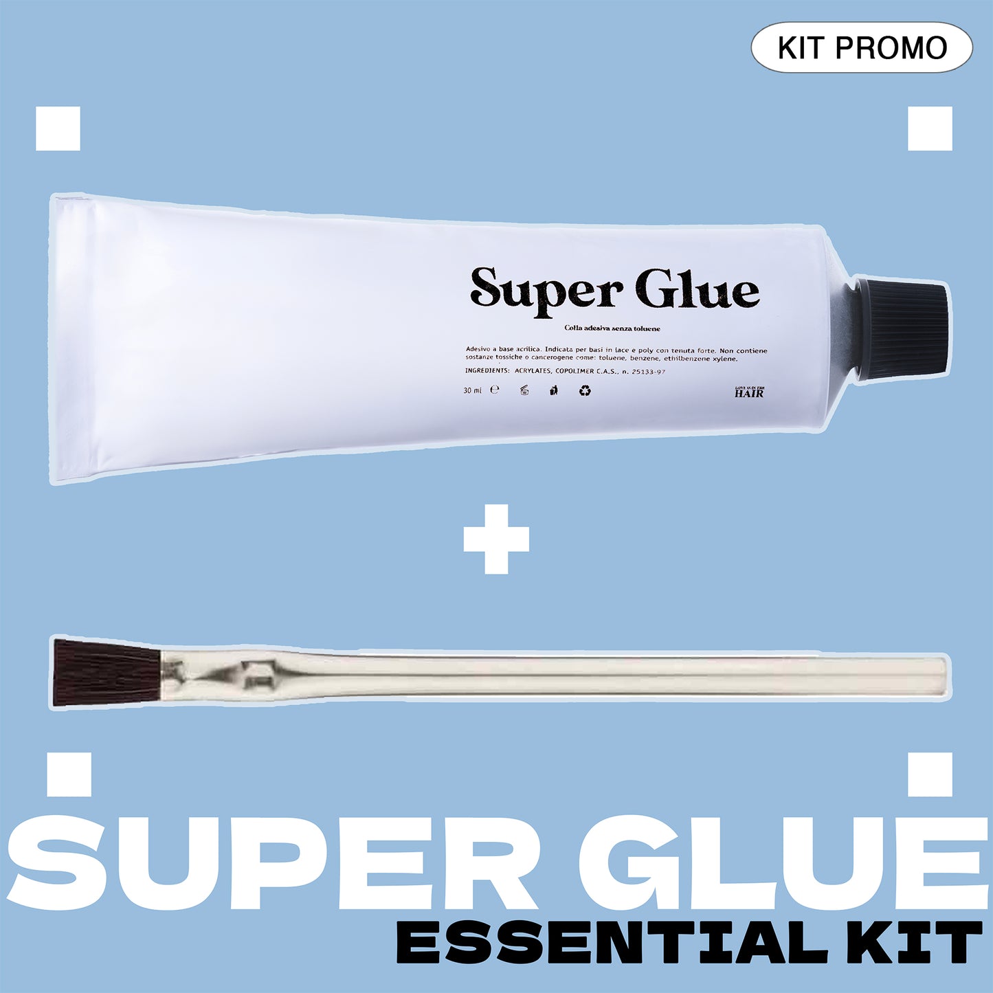 SUPER GLUE 60ml+PENNELLO