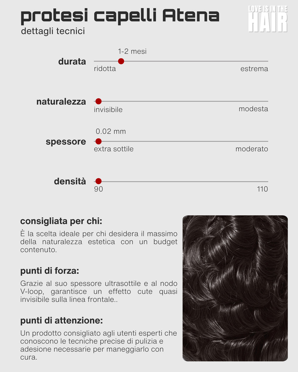PROTESI CAPELLI ATENA