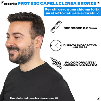 PROTESI CAPELLI BRONZE