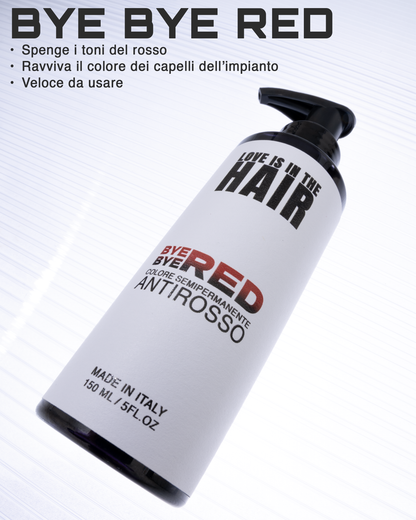 BYE BYE RED / COLORE SEMIPERMANENTE ANTIROSSO CASTANO SCURO