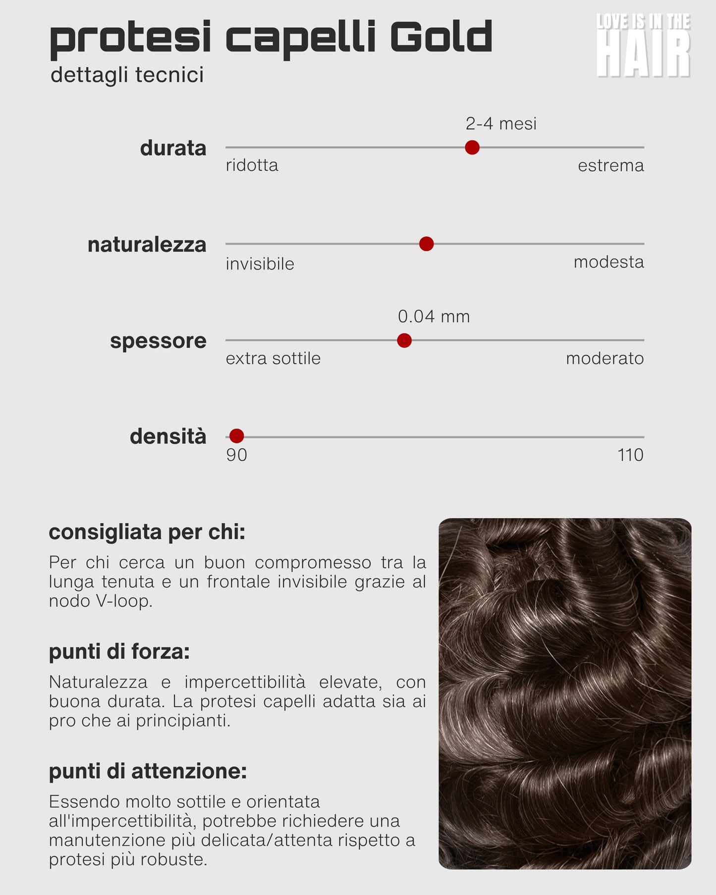 PROTESI CAPELLI GOLD