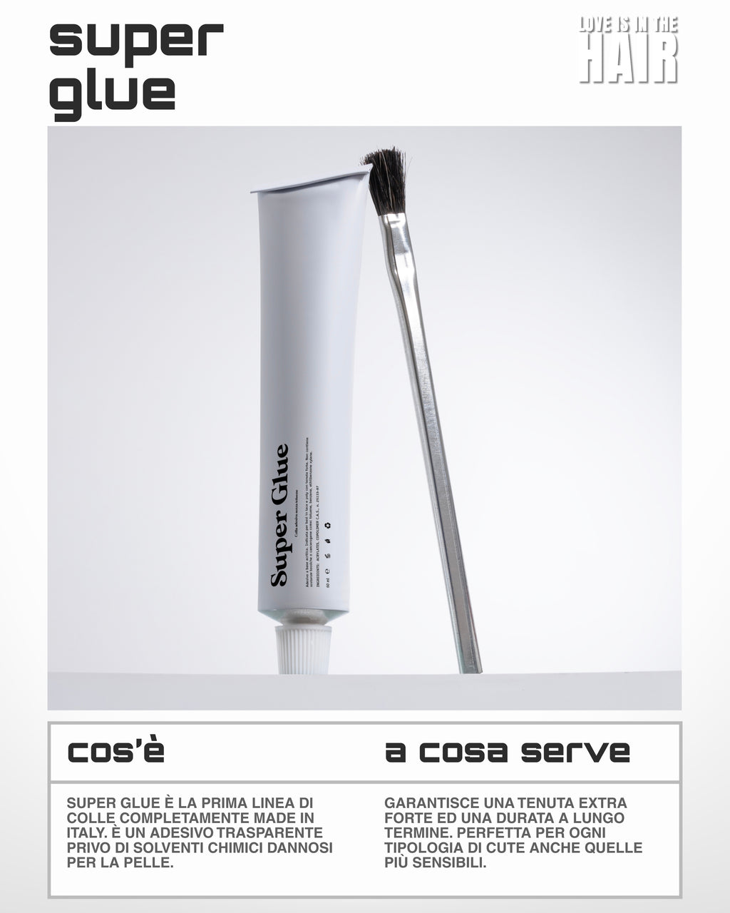SUPER GLUE / COLLA ACRILICA PER PROTESI CAPELLI